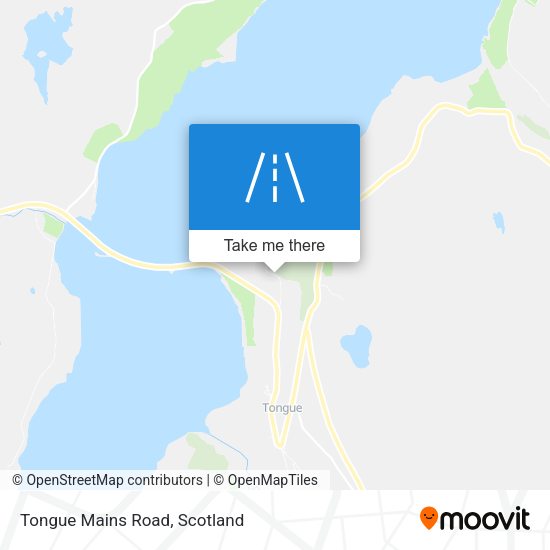 Tongue Mains Road map