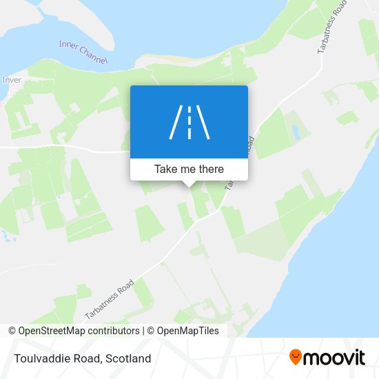 Toulvaddie Road map