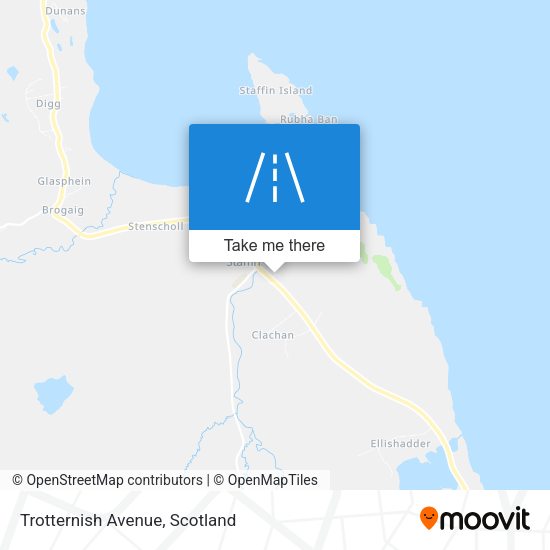 Trotternish Avenue map