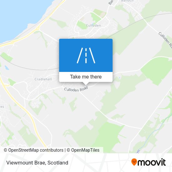 Viewmount Brae map