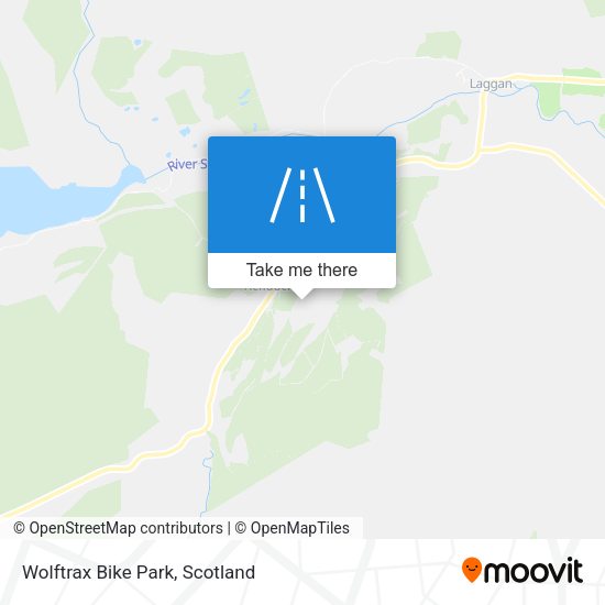 Wolftrax Bike Park map