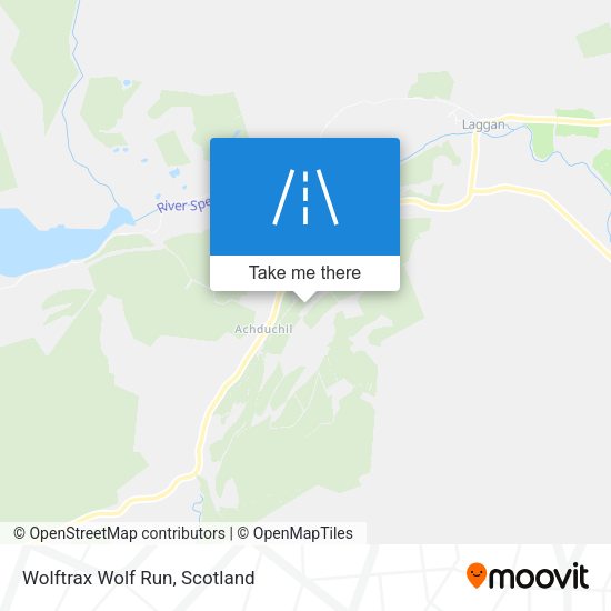Wolftrax Wolf Run map