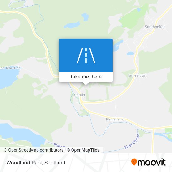 Woodland Park map