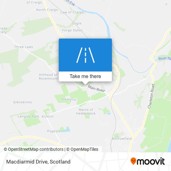 Macdiarmid Drive map
