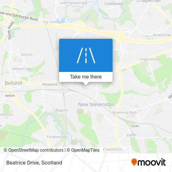 Beatrice Drive map