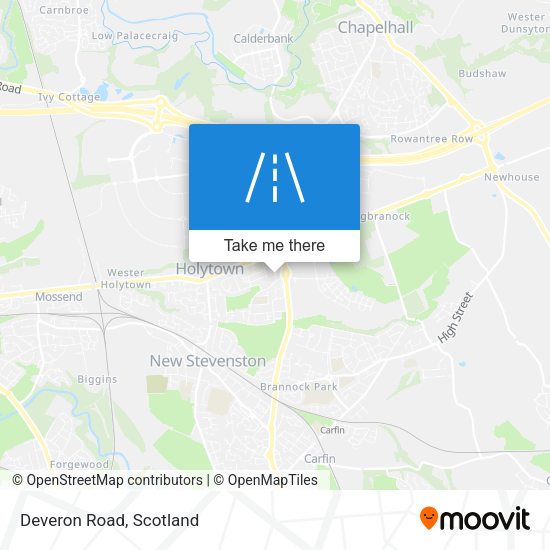 Deveron Road map