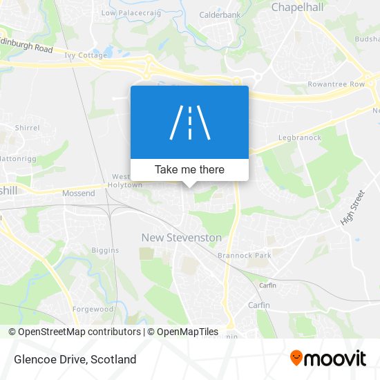 Glencoe Drive map