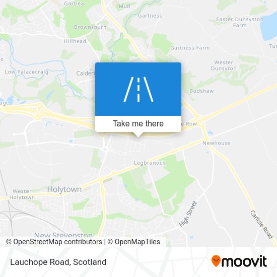 Lauchope Road map