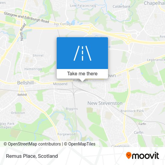 Remus Place map