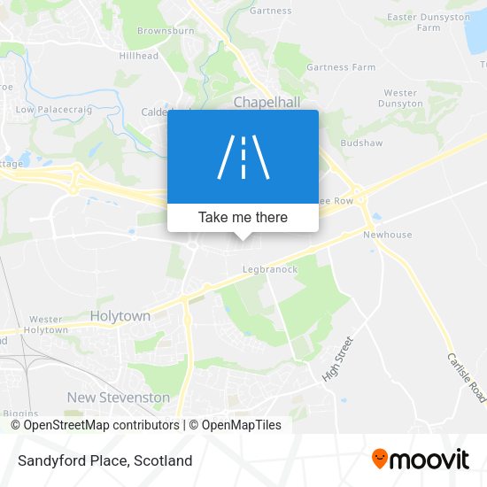 Sandyford Place map