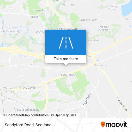 Sandyford Road map
