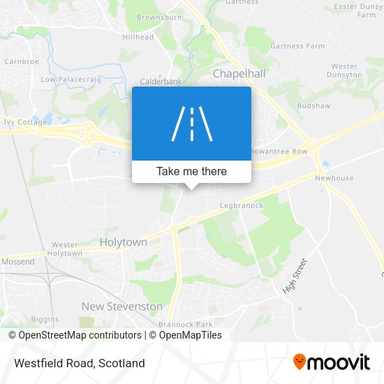 Westfield Road map