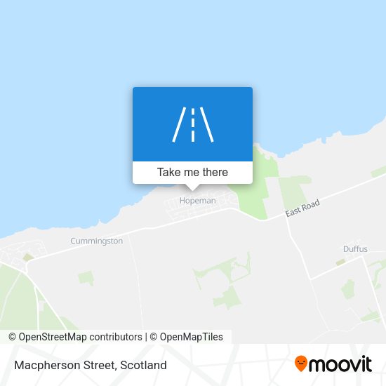 Macpherson Street map