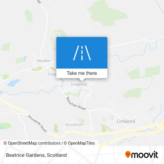 Beatrice Gardens map