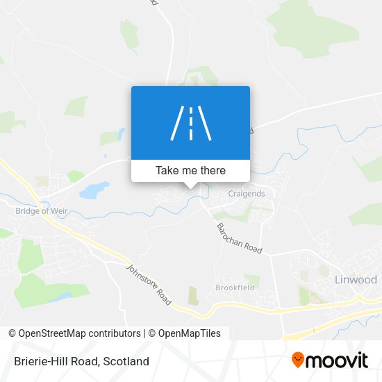 Brierie-Hill Road map