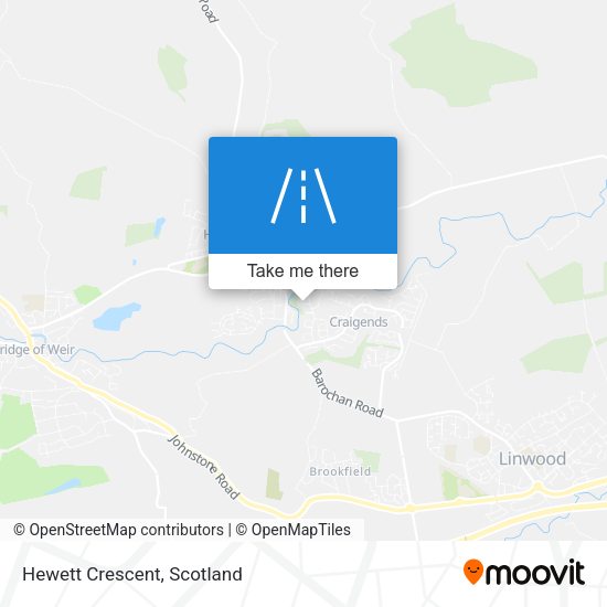 Hewett Crescent map