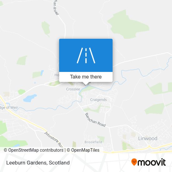 Leeburn Gardens map