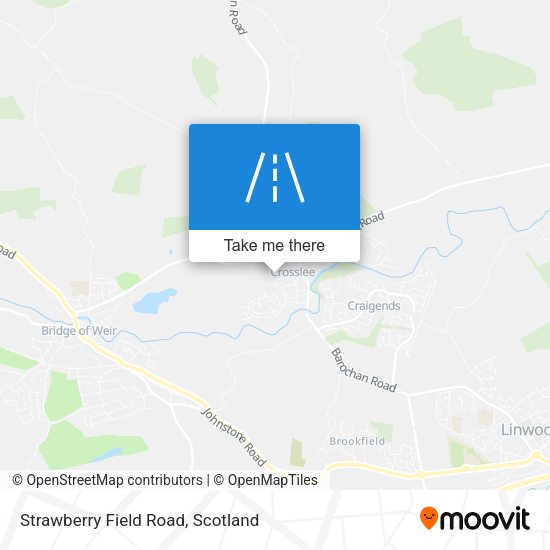 Strawberry Field Road map