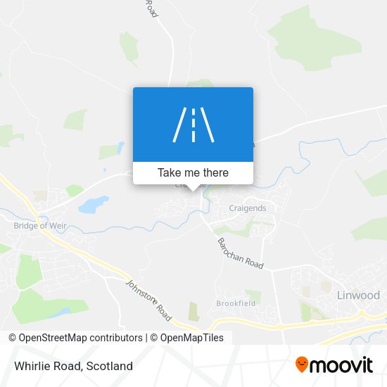 Whirlie Road map
