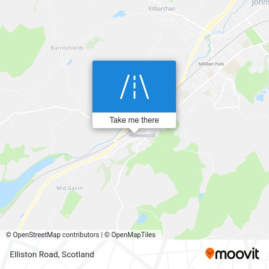 Elliston Road map