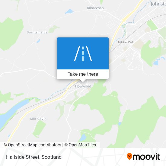 Hallside Street map