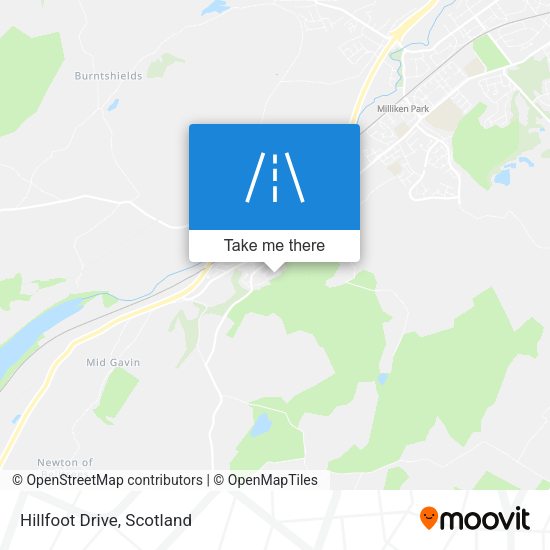 Hillfoot Drive map