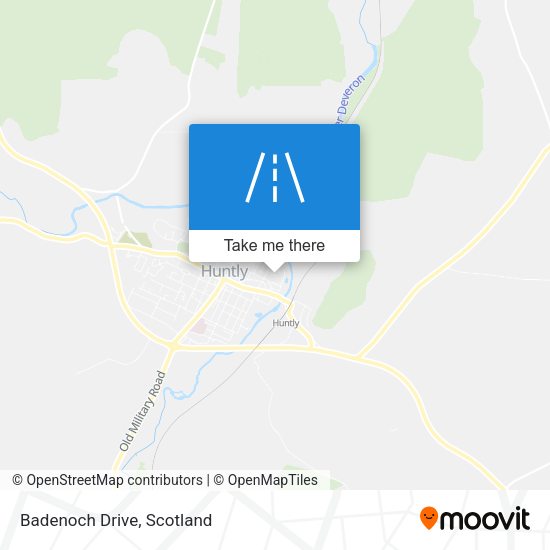 Badenoch Drive map