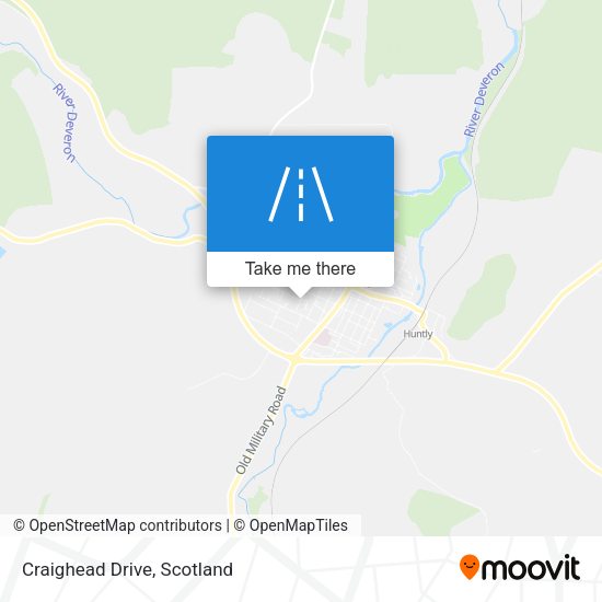 Craighead Drive map