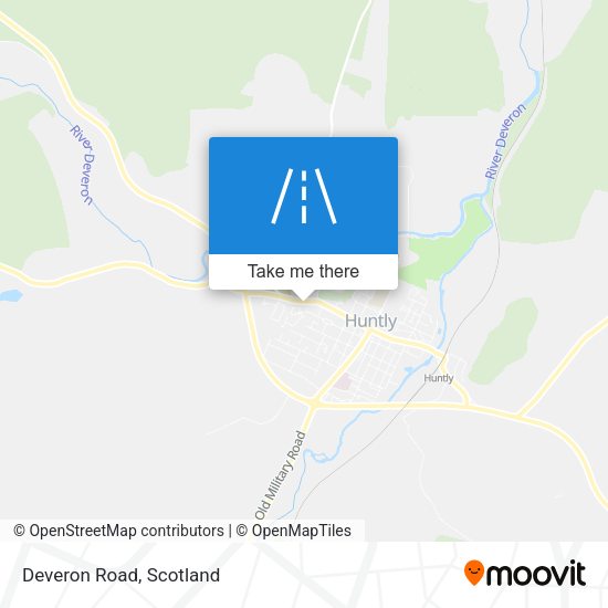 Deveron Road map