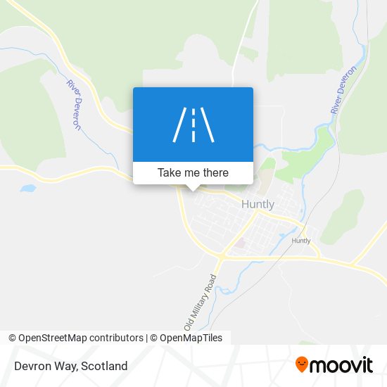 Devron Way map