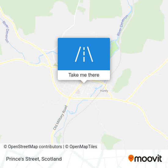 Prince's Street map