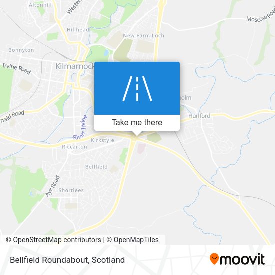 Bellfield Roundabout map