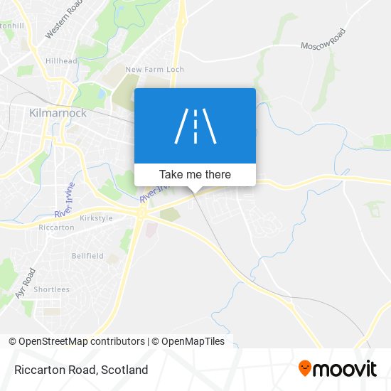 Riccarton Road map