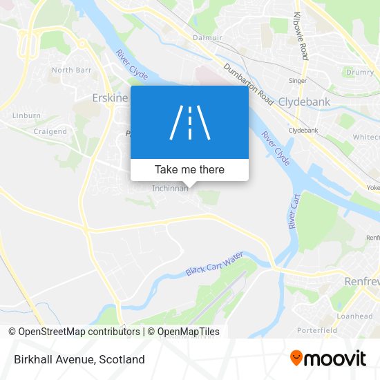 Birkhall Avenue map