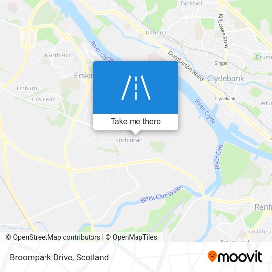 Broompark Drive map