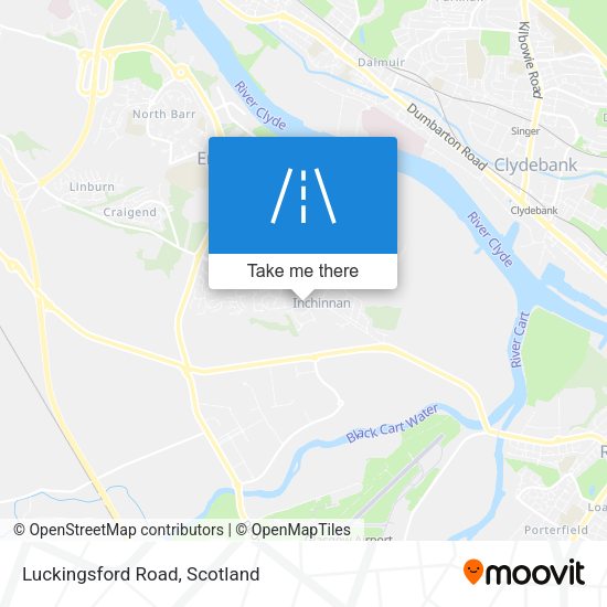 Luckingsford Road map