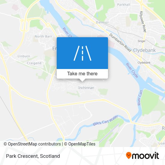 Park Crescent map