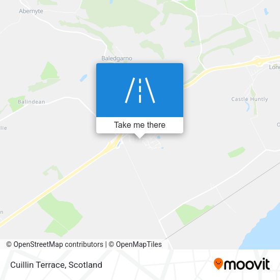 Cuillin Terrace map