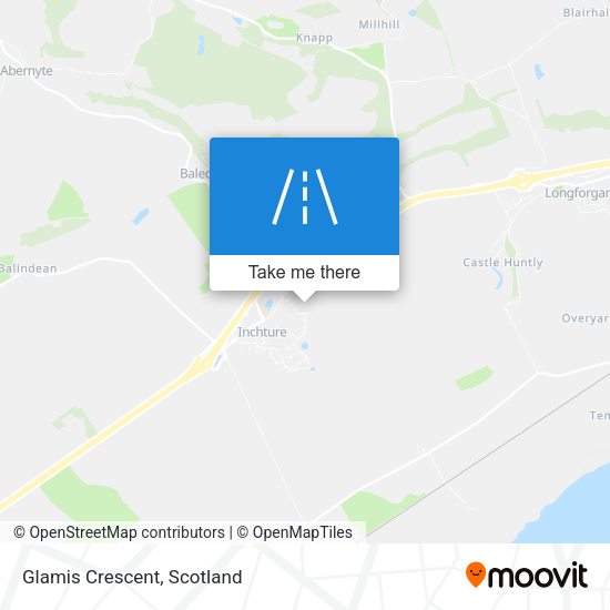 Glamis Crescent map