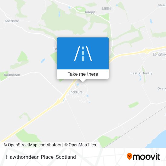 Hawthorndean Place map