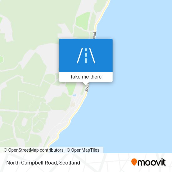North Campbell Road map
