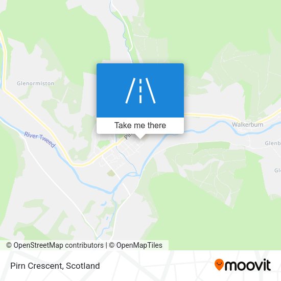 Pirn Crescent map