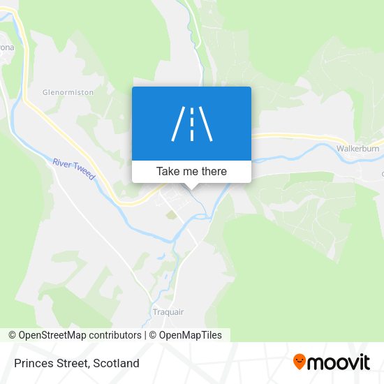 Princes Street map