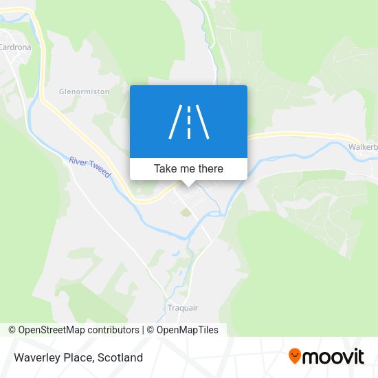 Waverley Place map