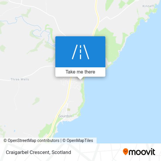 Craigarbel Crescent map