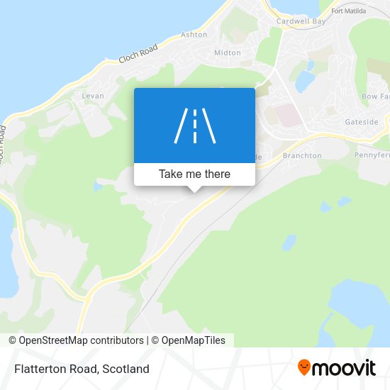 Flatterton Road map