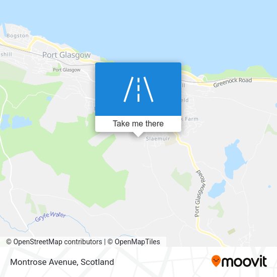 Montrose Avenue map