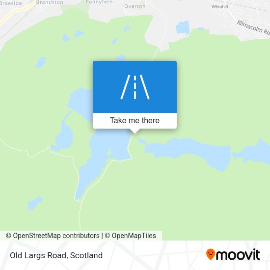 Old Largs Road map
