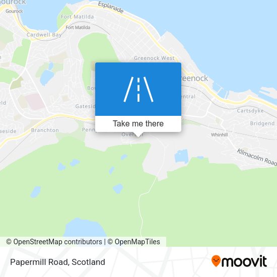 Papermill Road map