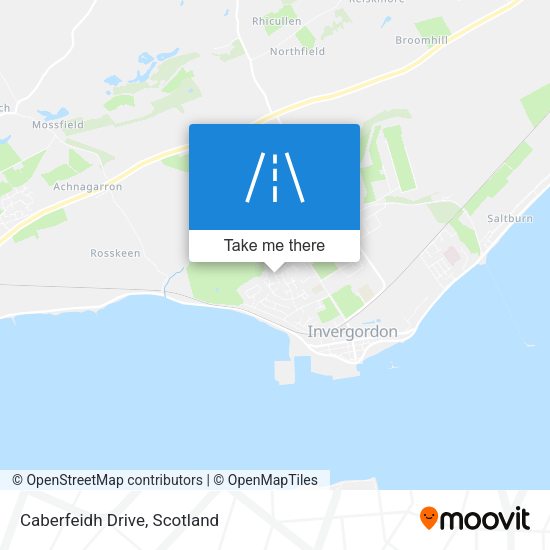 Caberfeidh Drive map